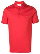 Calvin Klein Logo Polo Shirt - Red
