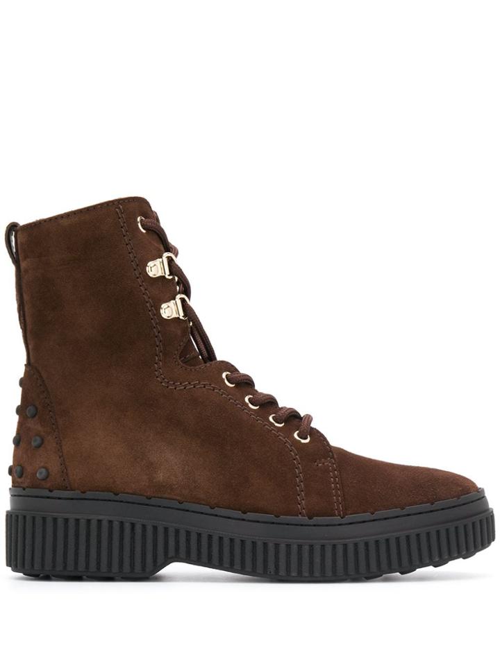 Tod's Gommino Ankle Boots - Brown