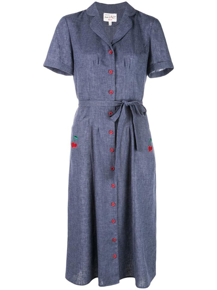 Hvn Shirt Dress - Blue
