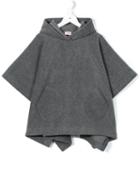 Il Gufo Hooded Cape, Girl's, Size: 6 Yrs, Grey
