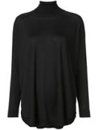 Brunello Cucinelli Turtle Neck Jumper, Women's, Size: Small, Black, Silk/cashmere