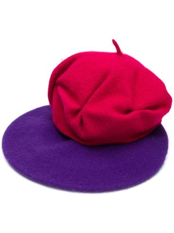 Le Chapeau Le Chapeau 3801 Purple Ruby Leather/fur/exotic