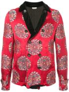 Comme Des Garçons Vintage Traditional Embroidery Jacket - Red