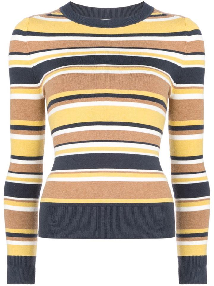 Joostricot Striped Knit Top - Yellow
