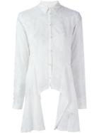 Nostra Santissima 'dina' Shirt, Women's, Size: 40, White, Silk/cotton