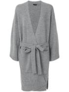 Joseph Belted Cardigan - Grey
