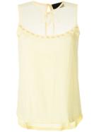 Andrea Bogosian Pixel Embroidered Vest - Yellow