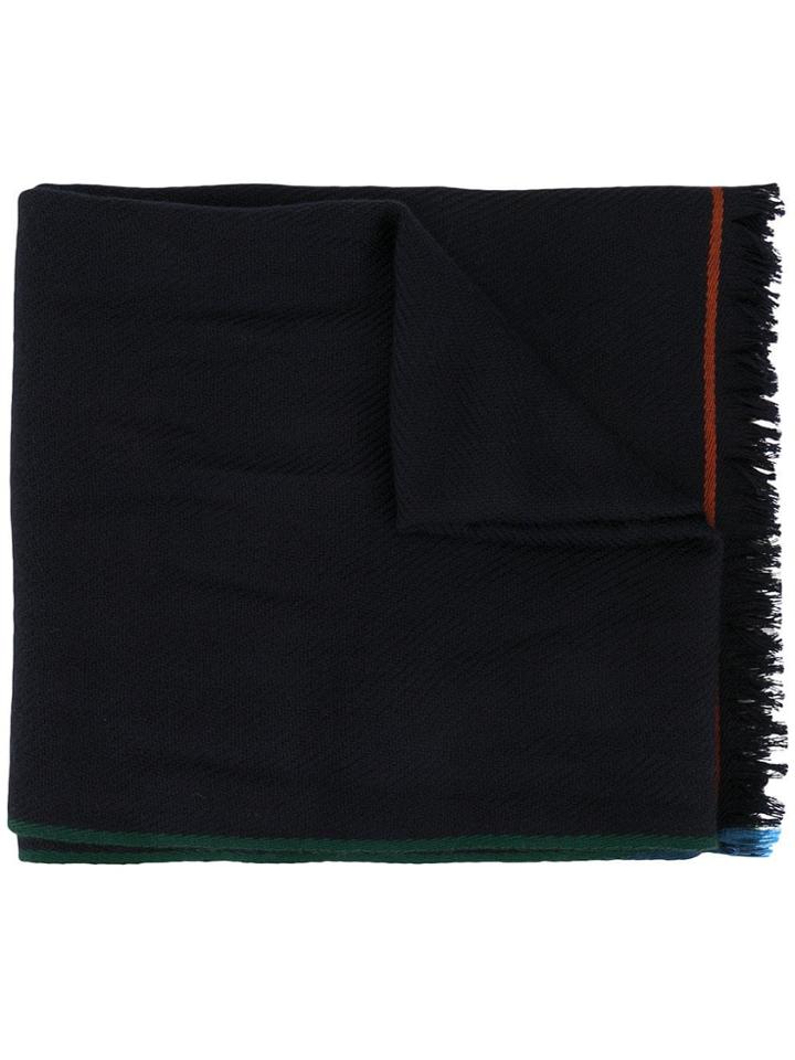 Loro Piana Four In Hand Cashmere Scarf - Blue
