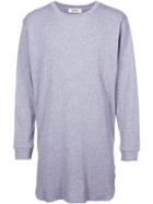 Monkey Time Round Hem Longsleeved T-shirt, Men's, Size: Large, Grey, Cotton