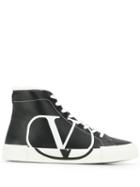 Valentino Valentino Garavani Vlogo Printed Sneakers - Black