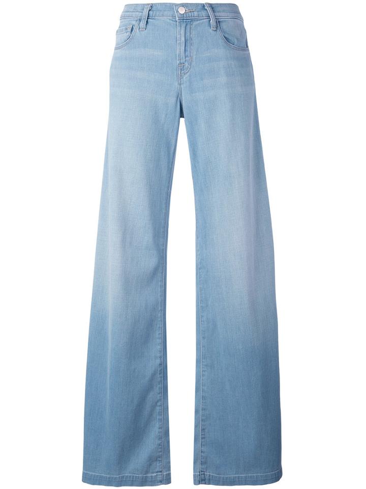 J Brand - Flared Jeans - Women - Cotton/polyurethane/rayon - 27, Blue, Cotton/polyurethane/rayon
