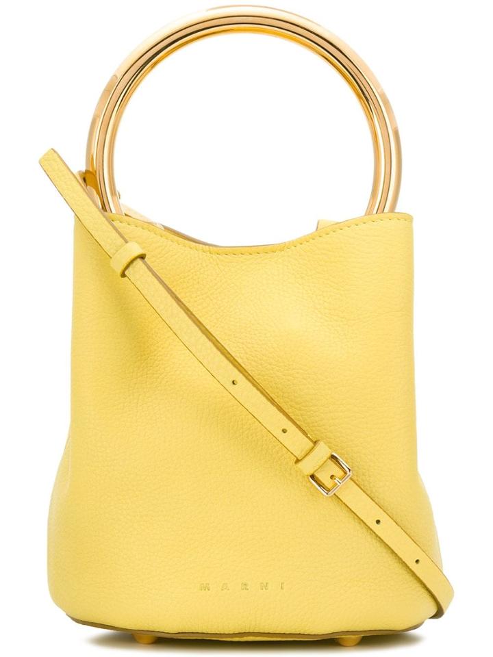 Marni Bucket Tote Bag - Yellow