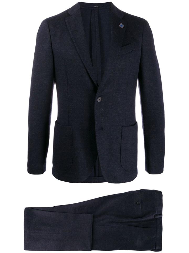 Lardini Suit Jacket And Trousers - Blue