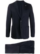 Lardini Suit Jacket And Trousers - Blue