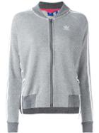 Adidas Drawcord Track Jacket, Women's, Size: Xs, Grey, Cotton