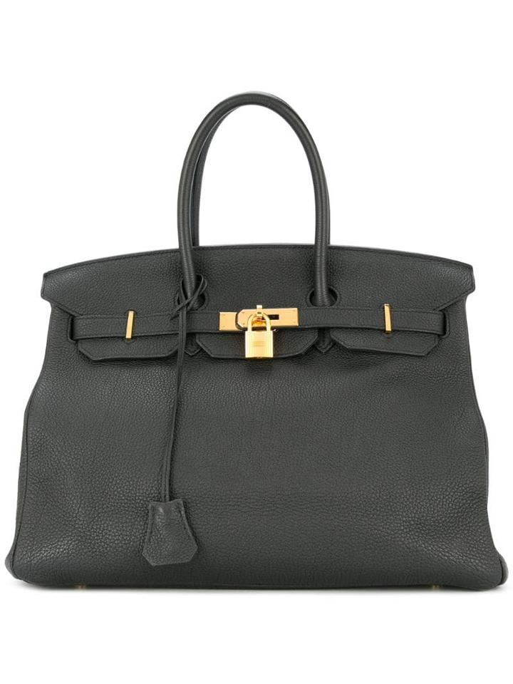Hermès Pre-owned 35 Hand Bag Crispe Togo - Black