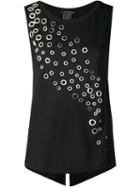Thomas Wylde 'gleam' Top, Women's, Size: Medium, Black, Cotton