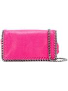 Stella Mccartney Mini 'falabella' Crossbody Bag - Pink & Purple