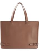 Tomas Maier Flat Rectangular Tote, Women's, Brown