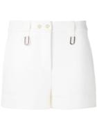 Gloria Coelho Side Pockets Shorts - White