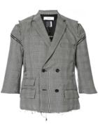 Facetasm Deconstructed Double-breasted Jacket - Grey