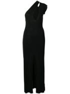 Jacquemus Plunge-neck Maxi Dress - Black
