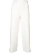 Yigal Azrouel Ottoman Fortuny Knit Trousers - Neutrals