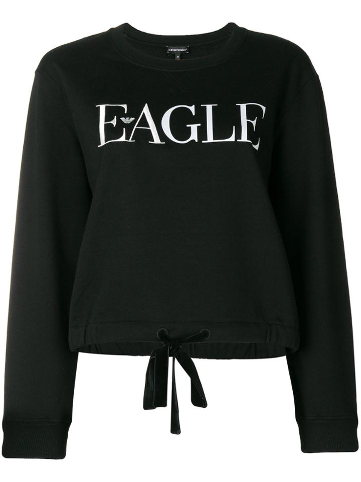 Emporio Armani Eagle Jumper - Black