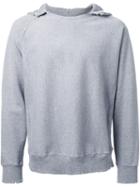 Bed J.w. Ford Raw Edge Hoodie, Men's, Size: 2, Grey, Cotton