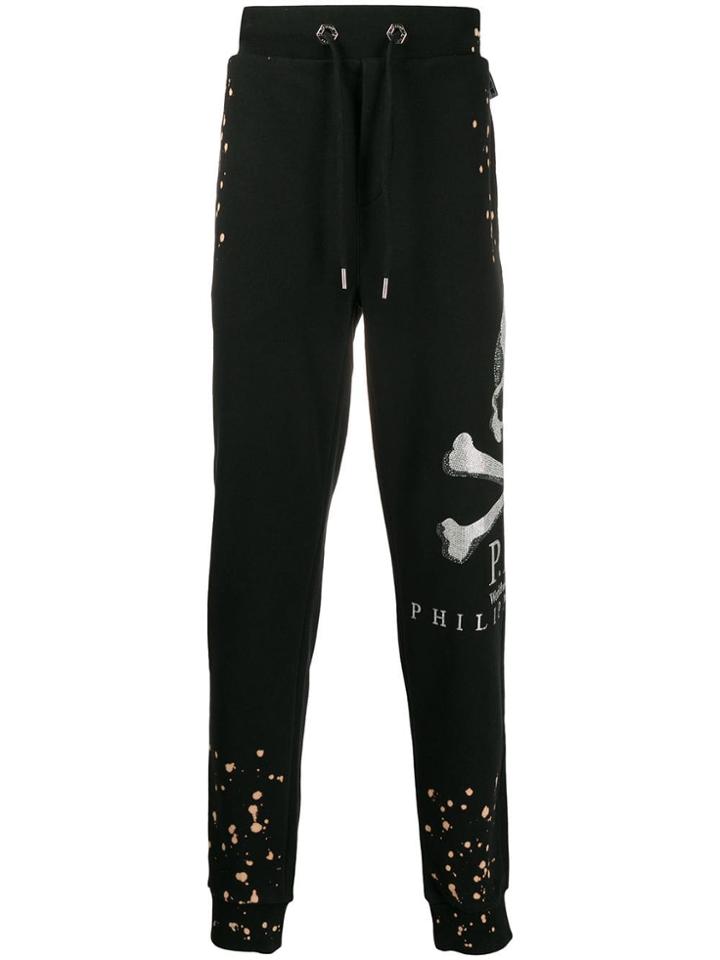 Philipp Plein Skull Jogger Trousers - Black