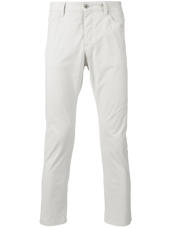Attachment Skinny Cropped Jeans - Nude & Neutrals