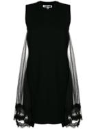 Mcq Alexander Mcqueen Lace Back Panel T-shirt Dress - Black