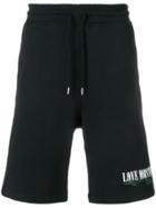 Love Moschino Embroidered Detail Shorts - Black
