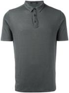Roberto Collina - Classic Polo Shirt - Men - Linen/flax/spandex/elastane - 50, Grey, Linen/flax/spandex/elastane