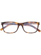 Saint Laurent Eyewear Sl288slim 003 Glasses - Brown