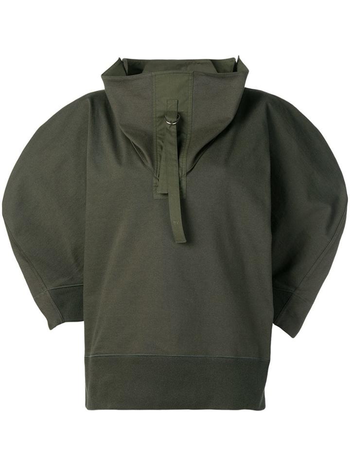 Bottega Veneta Balloon-sleeve Sweater - Green