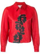 Comme Des Garçons Vintage 2000's Front Patch Jacket - Red