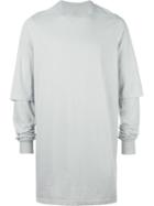 Rick Owens Drkshdw 'hustler' Oversized T-shirt, Men's, Size: Small, Nude/neutrals, Cotton