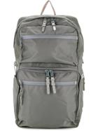 As2ov 210d Nylon Twill Square Backpack - Grey