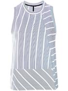 Tufi Duek Diagonal Stripes Blouse - Blue