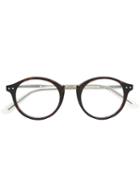Bottega Veneta Eyewear Round Frame Tortoiseshell Glasses, Brown, Acetate/metal (other)