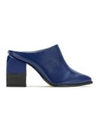 Mara Mac Pointed Toe Mules - Blue