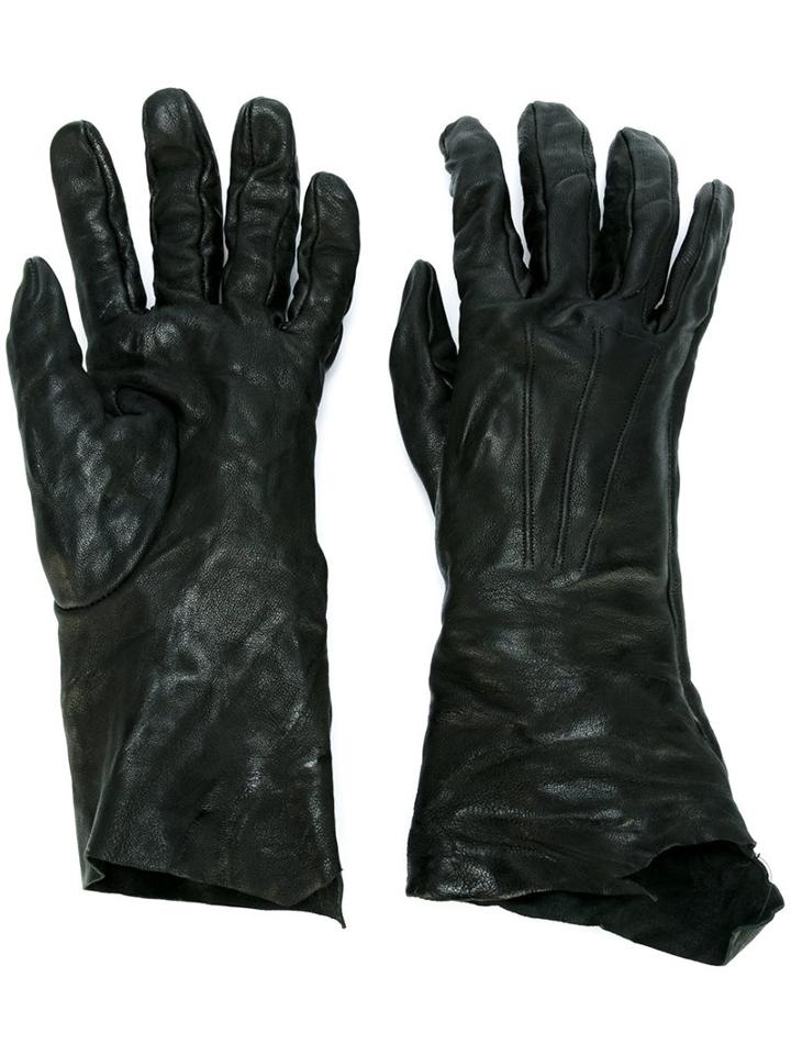 Isaac Sellam Experience Leather Gloves, Men's, Size: 8, Black, Leather
