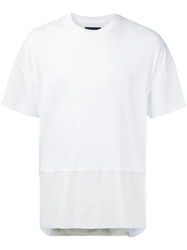 Berthold Inset Detail T-shirt - White