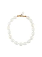 Chanel Vintage Oversized Faux Pearl Choker - White