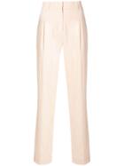Esteban Cortazar Plain Tapered Trousers - Pink