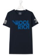 Woolrich Kids Teen Logo Print T-shirt - Blue
