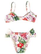 Lygia E Nanny Kids Printed Bikini Set, Toddler Girl's, Size: 4 Yrs, Green