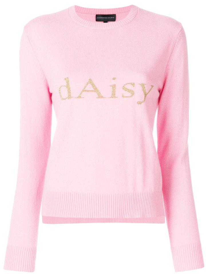 Cashmere In Love Kristie Sweater - Pink
