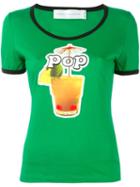 Victoria Victoria Beckham 'absinthe Cocktail' T-shirt